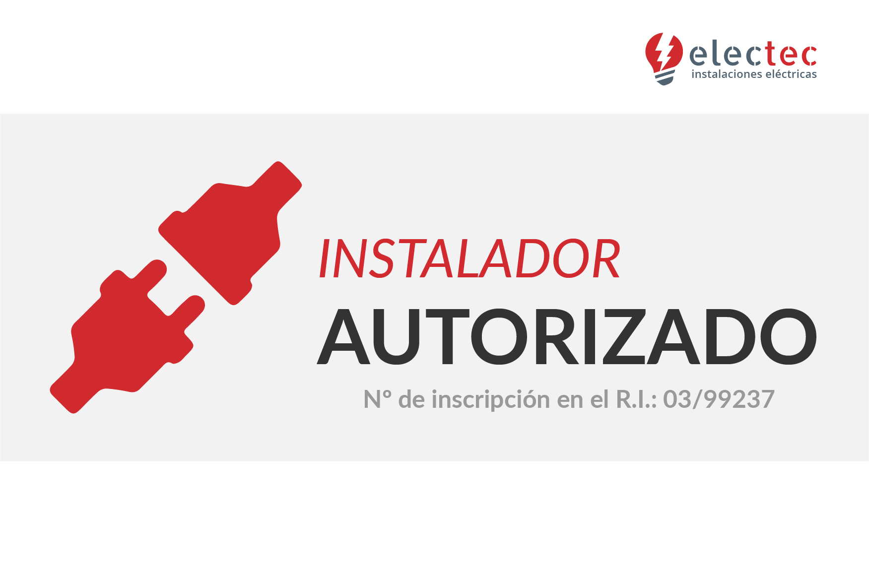 Instalador Autorizado Electec